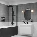 Смеситель для раковины 25к IDDIS PARBL00i01 "Parker" литой, под шпильку, ЧЕРНЫЙ матовый