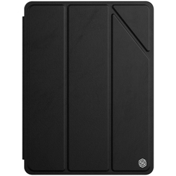 Кожаный чехол книжка от Nillkin для планшета iPad 10.2 (2019, 2020, 2021), серия Bevel Leather Case, функция пробуждения и сна