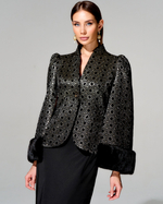 Жакет "София" с меховой отделкой