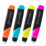 Ластик выдвижной Brauberg Rewind, прямоугольный 112х21х24мм, полимер, пласт. держатель, ассорти