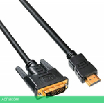 Кабель Buro HDMI-19M-DVI-D-10M 10м черный