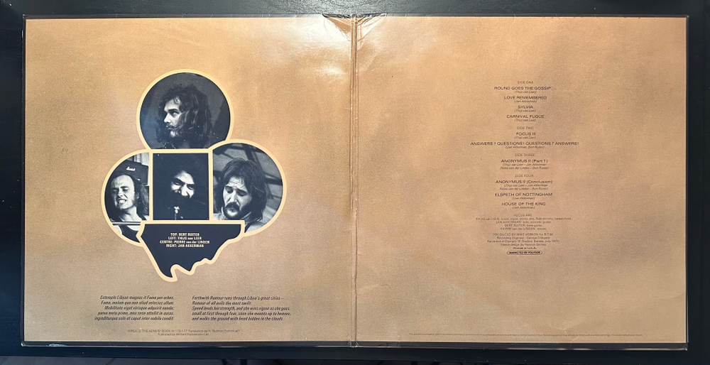 Focus - Focus 3 2LP (Англия 1972г.)