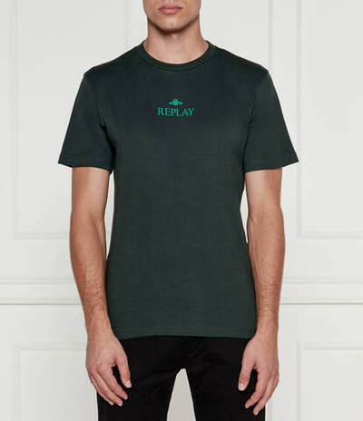 Футболка Replay - темно-зеленый (M6943.000.2660)