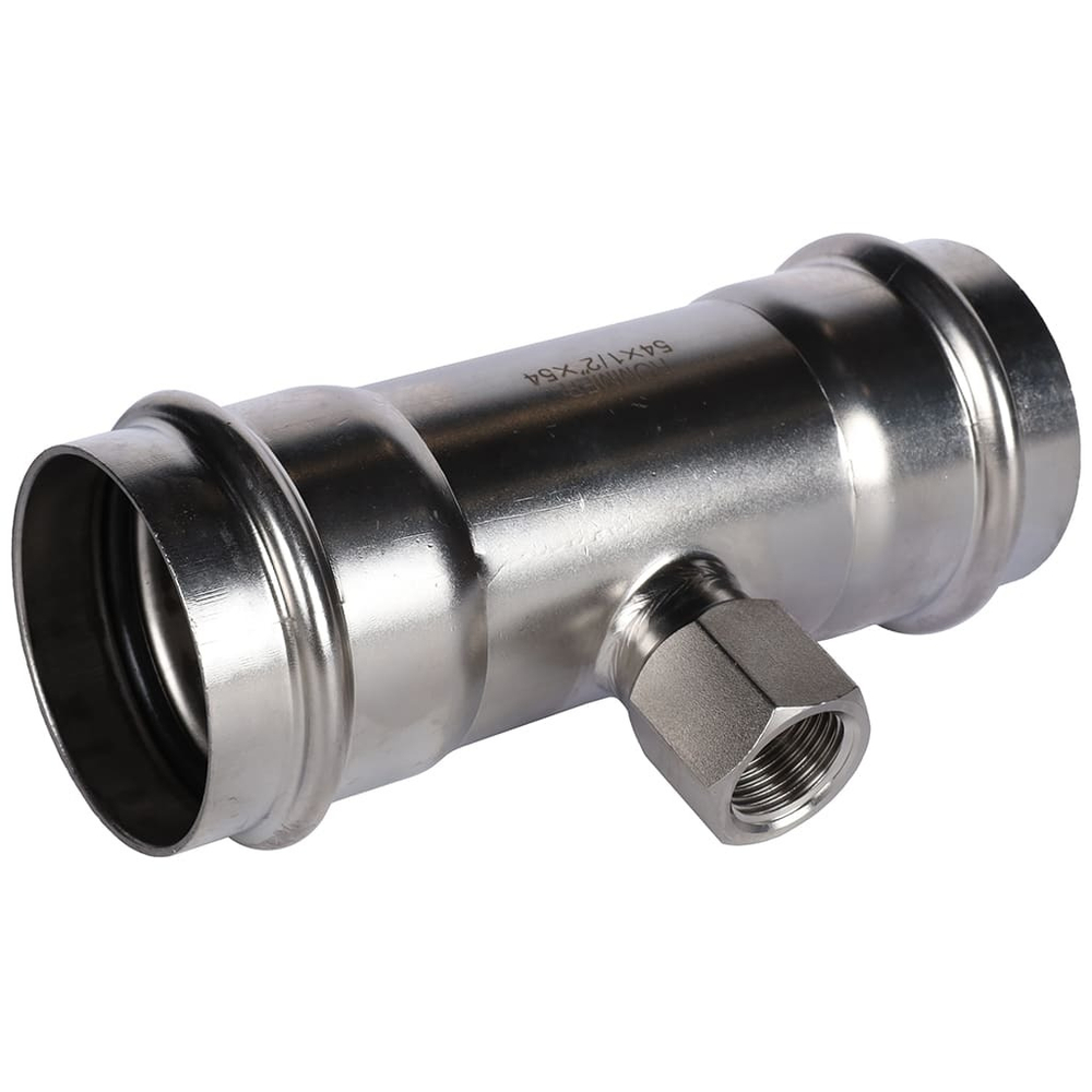 ROMMER Тройник с ВР 54x1/2" из нержавеющей стали прессовой