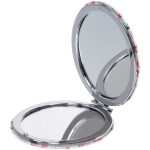 Зеркало косметическое двойное «ФРАТЕЛЛИ», розы, 6,5*8,5см (пакет с подвесом)