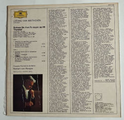 Винтажная виниловая пластинка LP Beethoven Бетховен, Herbert von Karajan,Симфония №6 Sinfonia No. 6 Pastoral (Spain 1977)