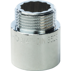 Удлинитель ВР/НР хромированный 3/4"X25