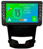 Магнитола для SsangYong Actyon 2 2013-2021 - Airoc AB-4012 (кнопки и крутилки), Android 13, TS20, 6/128Гб, SIM-слот, CarPlay