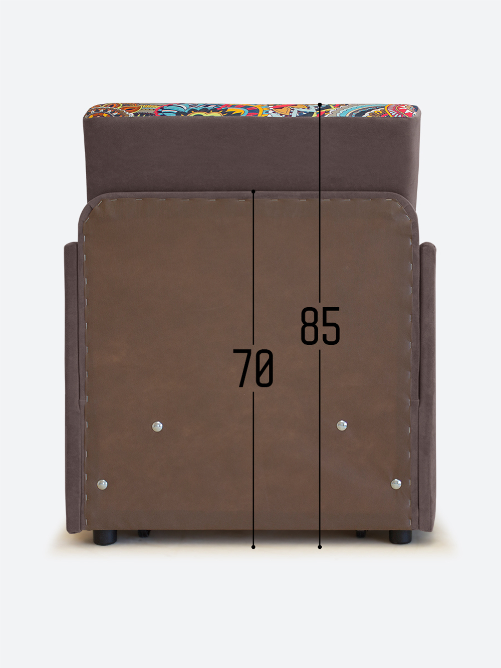 Кресло-кровать "Миник" с подлокотниками, купон Хаски