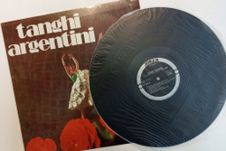 Винтажная виниловая пластинка LP La Celebre Orchestra Argentina Di Juan Perez Tanghi Argentini Аргентинское Танго (Italy 1971)