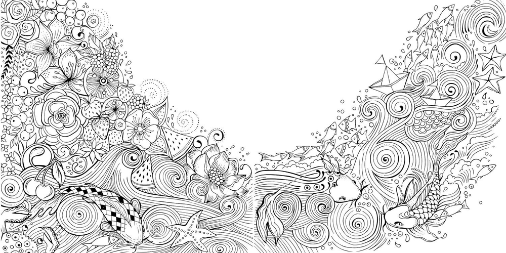 Mein Sommerspaziergang. Rita Berman. Coloring book
