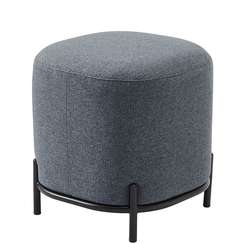 Пуф Midnight 40 см темно-серый