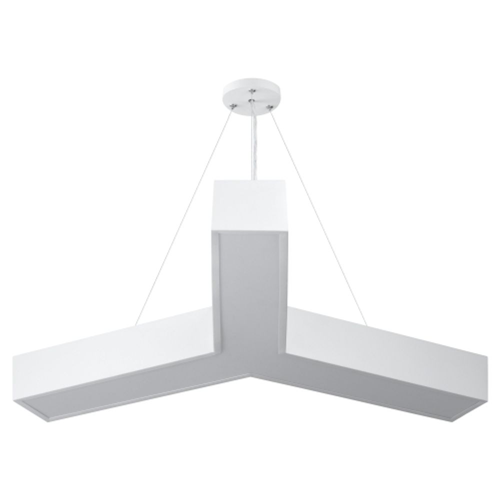 Светильник LED ЭРА Geometria SPO-142-W-40K-044 Igrek 44Вт 4000K 3500Лм IP40 800*80 белый подвесной драйвер внутри | Декоративные светильники Geometria