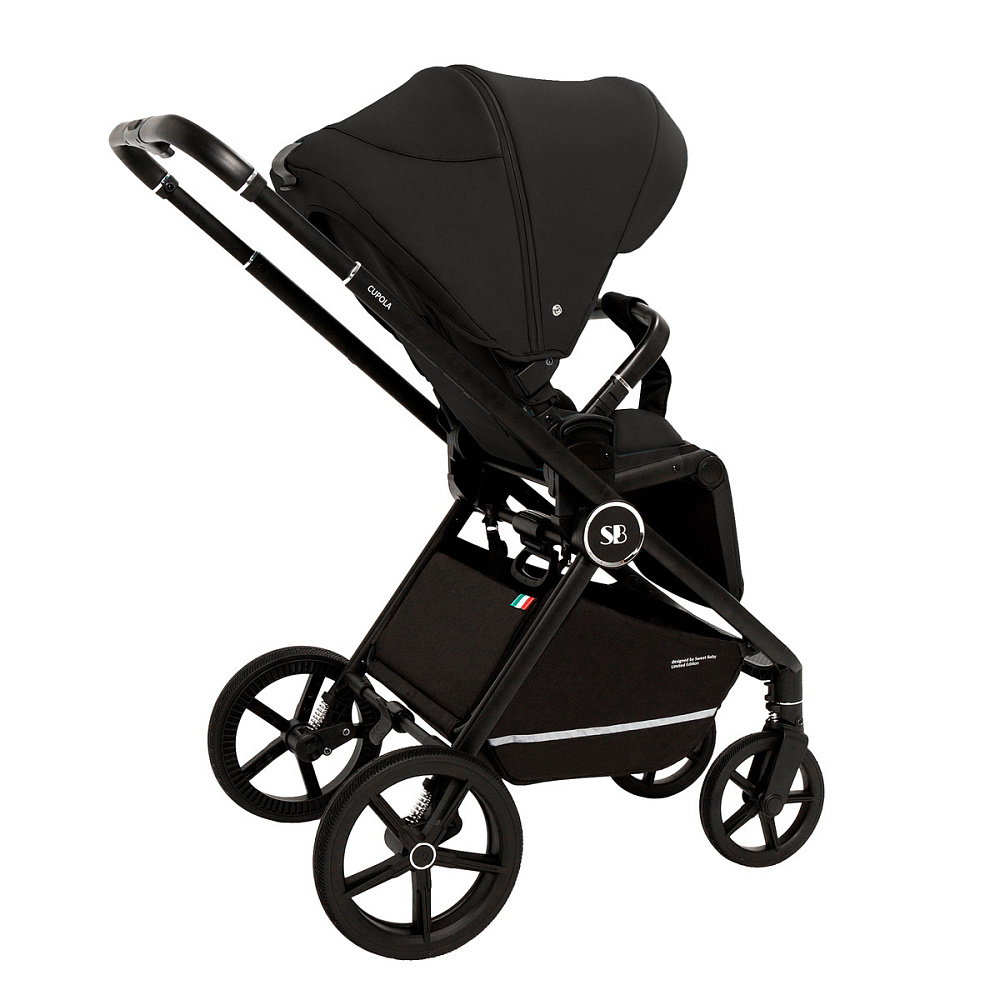 Коляска 3 в 1 Sweet Baby Cupola New + автокресло Premier Grey Moon Black