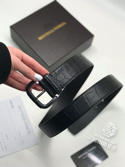 Ремень Stefano Ricci из кожи крокодила