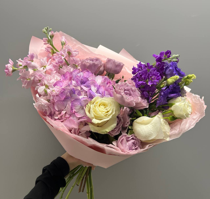 Букет "Лиловая нежнсоть"