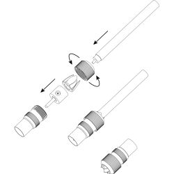 Разъем ЭРА штекер TV без пайки металл тип «Орех» упаковка 100 шт. | Разъёмы, переходники, ТВ делители