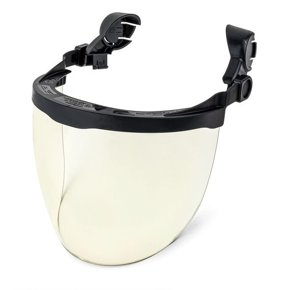 Щиток защитный лицевой РОСОМЗ КБТ Сфера ВИЗИОН СтронГлас с креплением на каску, арт. 045560-2