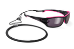 Спортивные очки LiP Tide / Gloss Black - Pink Rubber / PC / Vivide Silver Copper Smoke