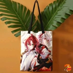 Сумка шоппер с принтом Genshin Impact