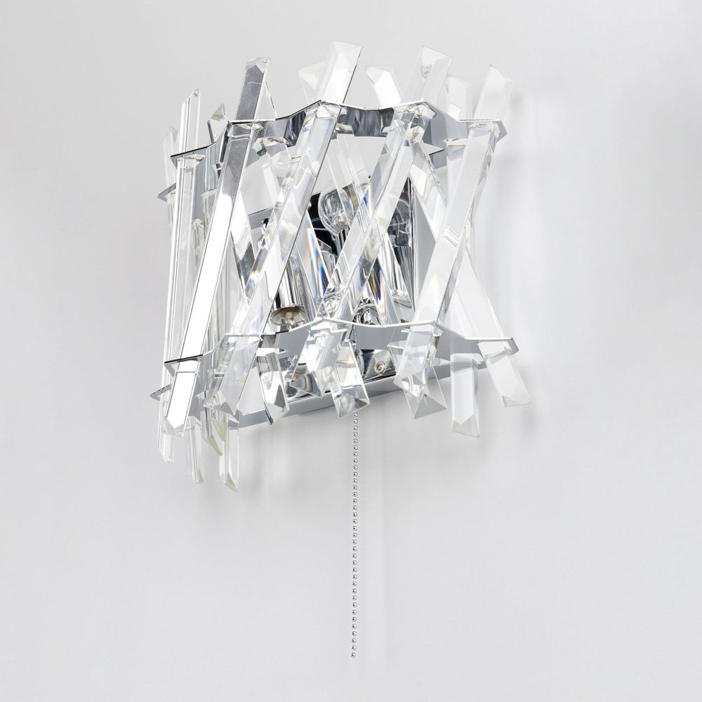 Citilux Ингвар CL334421 Бра хрустальное с выключателем Хром