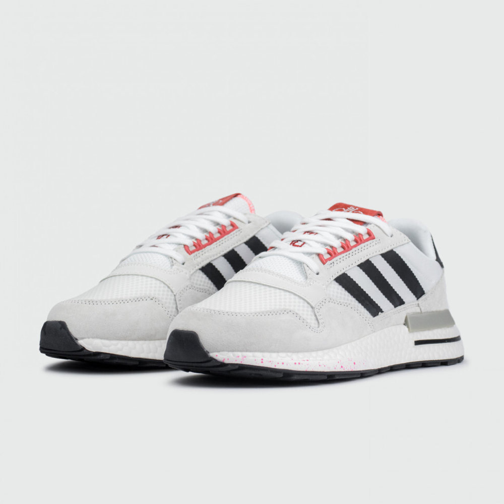 кроссовки Adidas ZX 500 Boost Grey / White