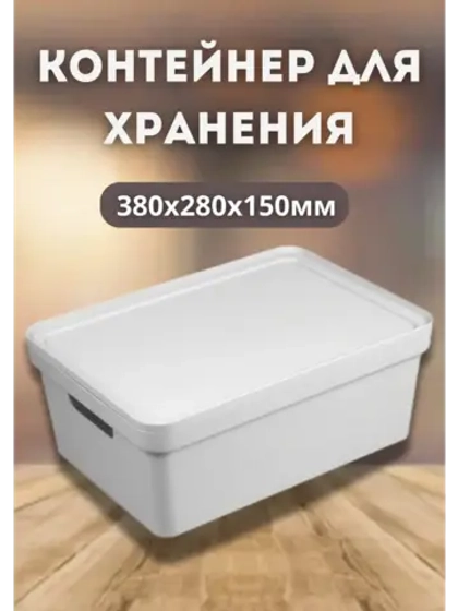 Коробка для хранения вещей Фортуна 380х280х150мм СС