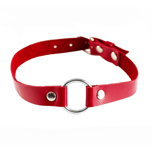 Красный чокер из натуральной кожи БДСМ Арсенал Valentine's Day Arsenal 20012