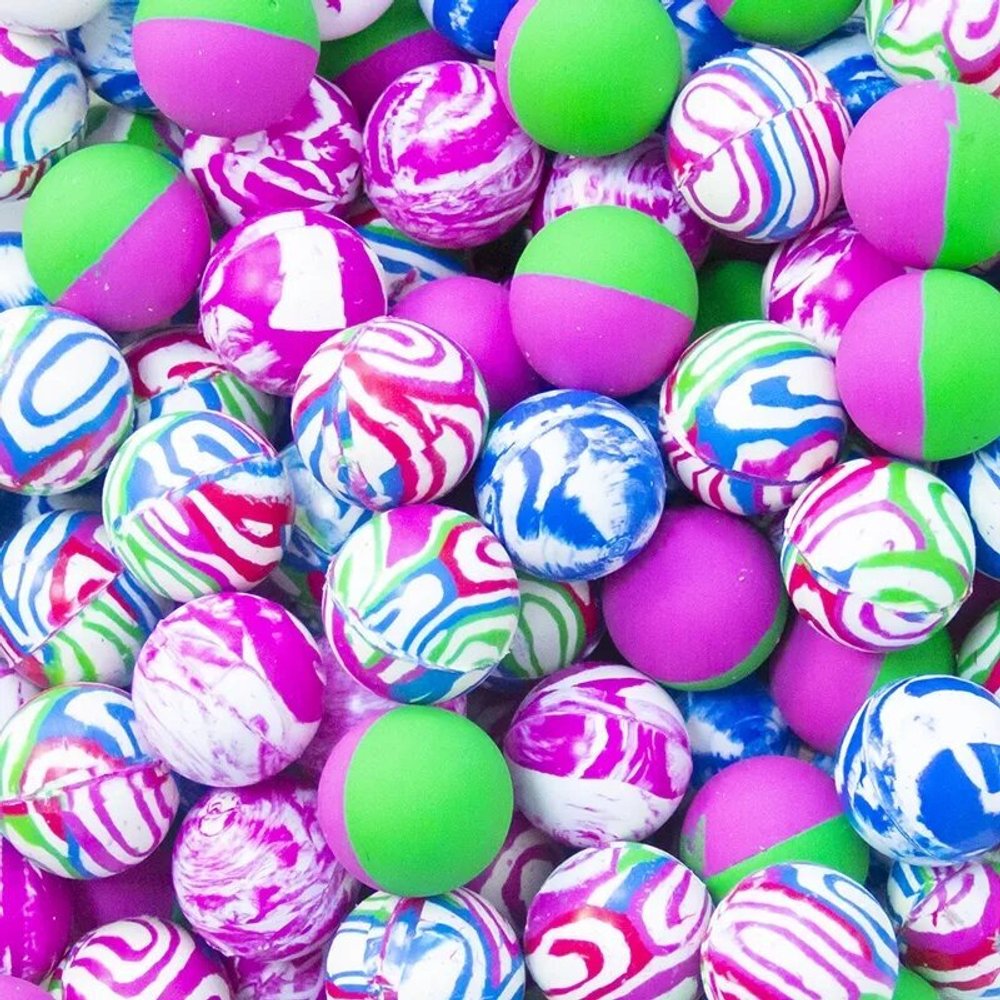 Мячи прыгуны 25 мм «Штрихи» 300 шт