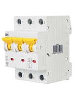 KARAT Автоматический выключатель ВА47-60M 3P C 2А 6кА IEK