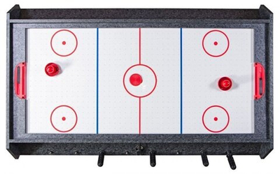 Стол-трансформер "Vortex 3-in-1" (3 игры: аэрохоккей, футбол, бильярд, 127 х 78.7 х 86.4 см, серый)