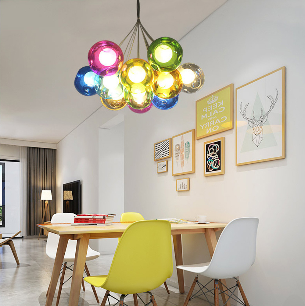 Pendant design lamp  28.16 by Bocci (Multicolored)