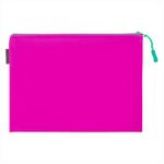 Папка для тетрадей A5 BRAUBERG, мягкий, водонепроницаемая молния, "Cupcakes", 25х20 см, 229260