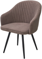 Стул М-City DISAUR Авиор (Avior) поворотный на поворотный на 360 градусов, B5 Капучино, Велюр, Черный каркас