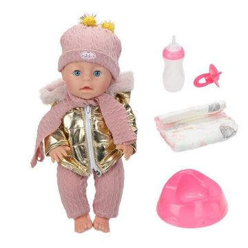 Пупс озвуч 30 см Шаинский музыка пьет, писает, закр. глазки, 4 акс., в кор КАРАПУЗ