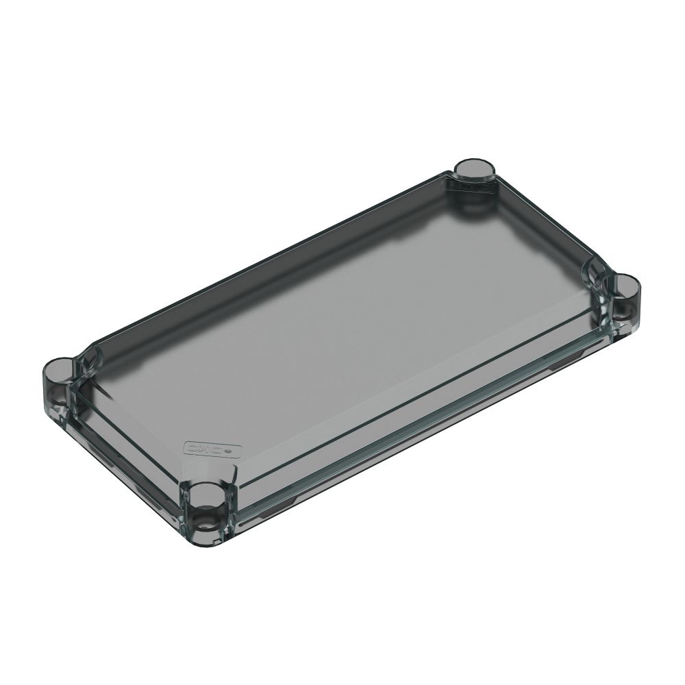 Прозрачная крышка  высотой 35 мм, для корпуса RAM box 300х150х160 мм