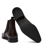 Кожаное челси Theon BOSS BLACK - коричневый(50529228)