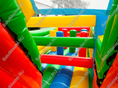 Надувная полоса препятствий "Веселые забавы"