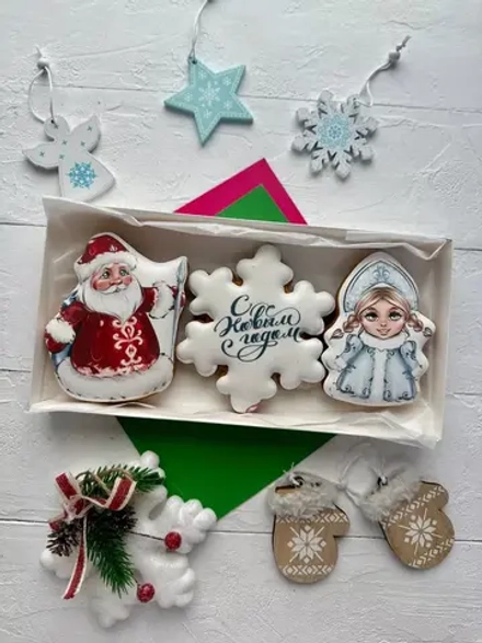 Имбирные пряники новогодние 2026 год Лошади