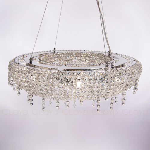 Люстра Cloyd HAYAO C9 / Ø60 см - хром (арт.10940)