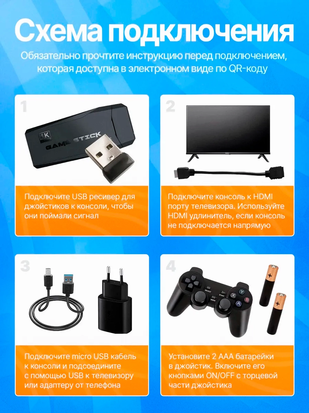 Игровая приставка 256гб EmuElec русские игры
