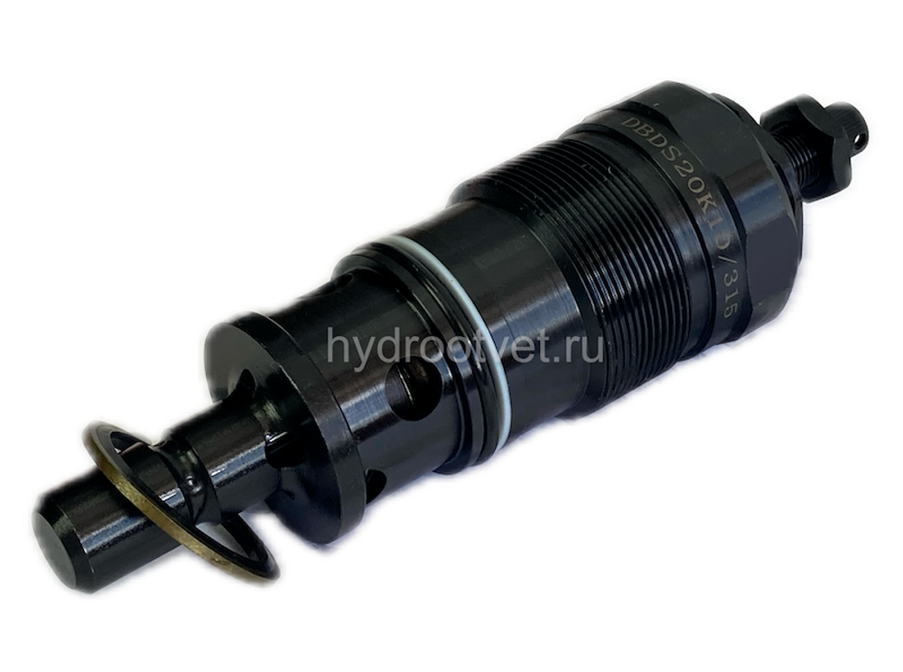 DBDS20K1X/200V - Предохранительный клапан прямого управления Ду20, давление регулировки до 200 бар, тип монтажа - встраиваемый, элемент регулировки S = винт