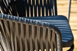 "Каффе Дабл" обеденная группа на 4 персоны, цвет "серый гранит"