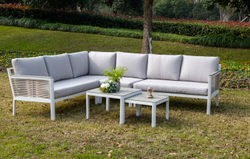 "Париж" угловой модульный диван, каркас из алюминия