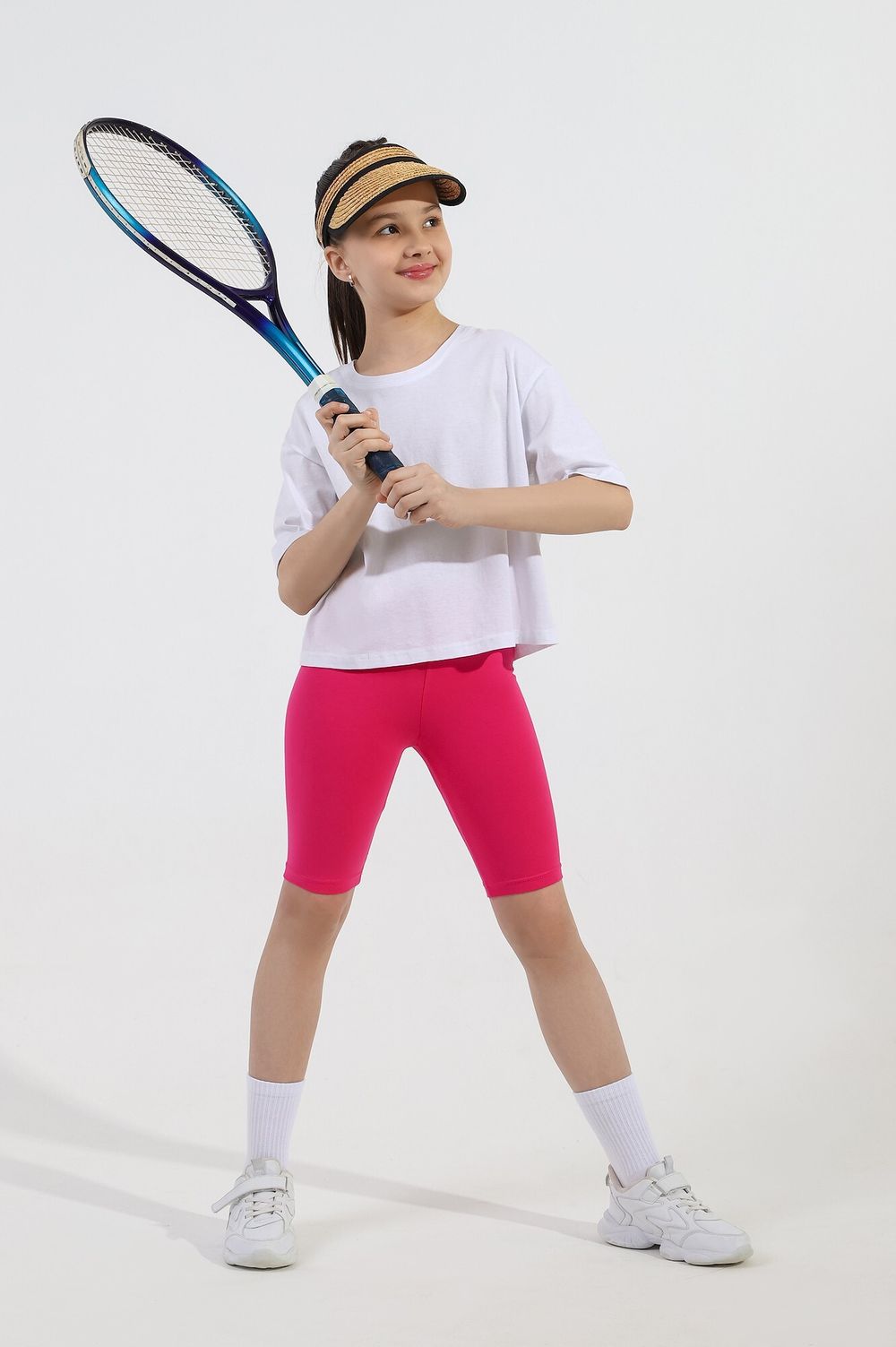 Бриджи для девочки №5 Виотекс ФУКСИЯ