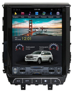 Магнитола для Toyota Land Cruiser 200 2015-2021 (без JBL) - Carmedia ZF-1205-Q6 вертикальный экран в стиле "Тесла" на Android 11, 8Гб+128Гб, CarPlay, 4G SIM-слот