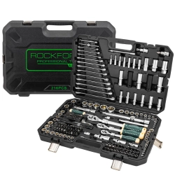 Набор инструментов 216пр. 1/4'', 3/8'', 1/2''(6гр.) RockFORCE LIGHT RF LIGHT-38841L DS
