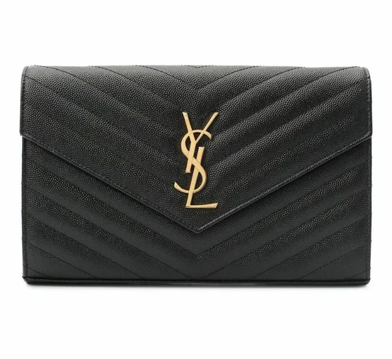 Сумка Saint Laurent Monogram Envelope черный