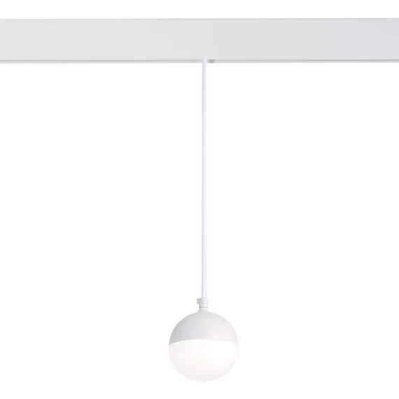 ST358.543.07 Магнитный трековый светильник подвесной Белый LED 1*7W 4000K 520Lm Ra>80 120° IP20 D90x СКАЙЛАЙН 48V
