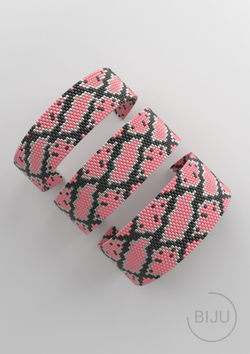 Схема PEYOTE, Схема браслета мозаичное плетение, узор из Miyuki Delica 11/0, файл PDF, №292